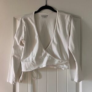 American Apparel wrap top